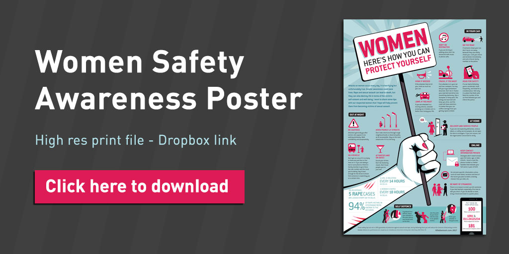 poster presentation on women's safety